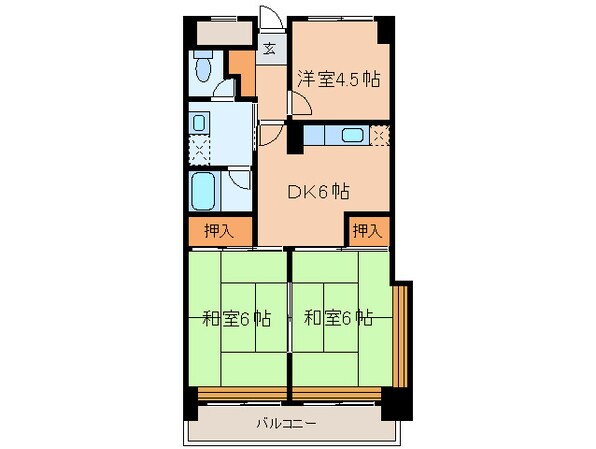 フロ－リッシュ二見の物件間取画像